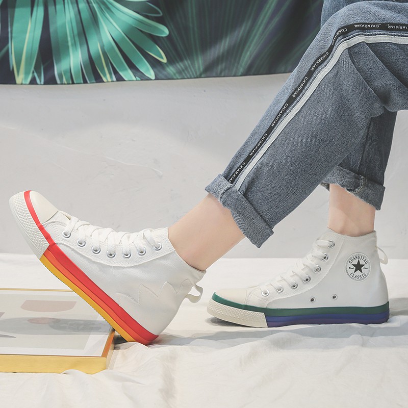 Giày Thể Thao Cổ Cao Siêu Nhẹ Họa Tiết Lá Phong Thời Trang : | BigBuy360 - bigbuy360.vn