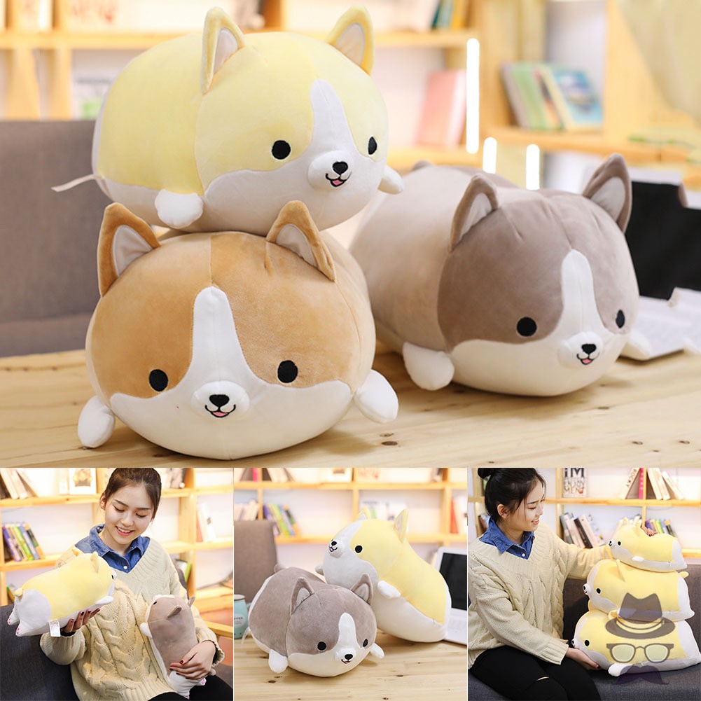 đồ chơi nhồi bông Hình Chú Chó Corgi Dễ Thương 35cm