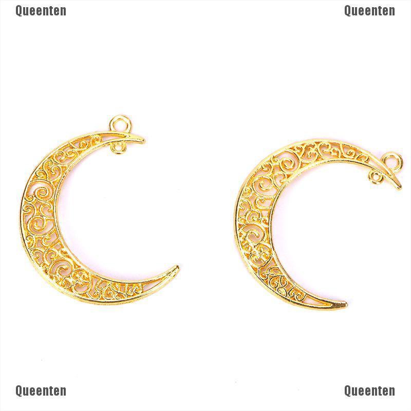 Bộ 10 mặt dây chuyền hình mặt trăng bằng hợp kim phong cách cổ điển