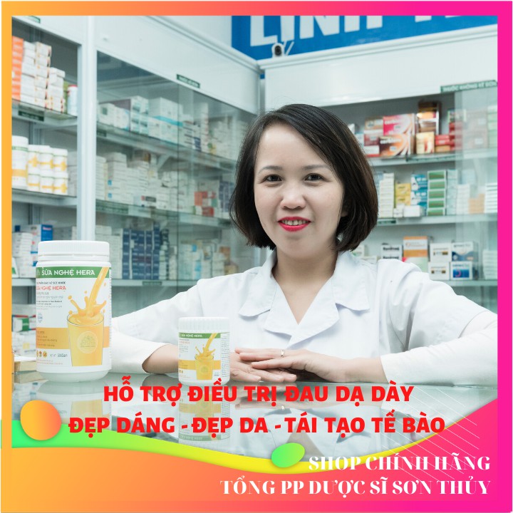 Combo 2 Sữa Nghệ Hera Hộp 100gr [CHÍNH HÃNG] SỮA NGHỆ HERA THAY THẾ TINH BỘT NGHỆ, TỐT CHO DẠ DÀY
