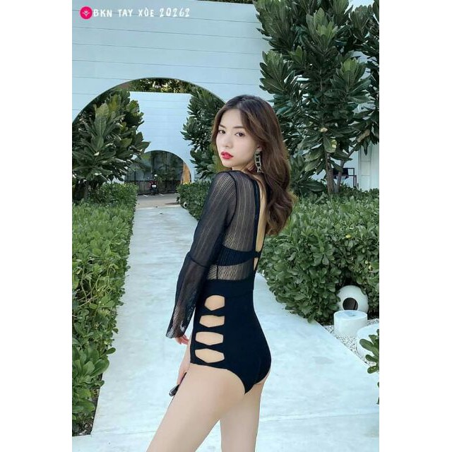 Bikini tay xoè cắt out CỰC ĐỘC ĐÁO mã 20262 - Hàng xịn, giá tốt, chất đẹp Hình thật
