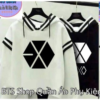 [ Freeship 99k ] Áo hoodie EXO viền mũ