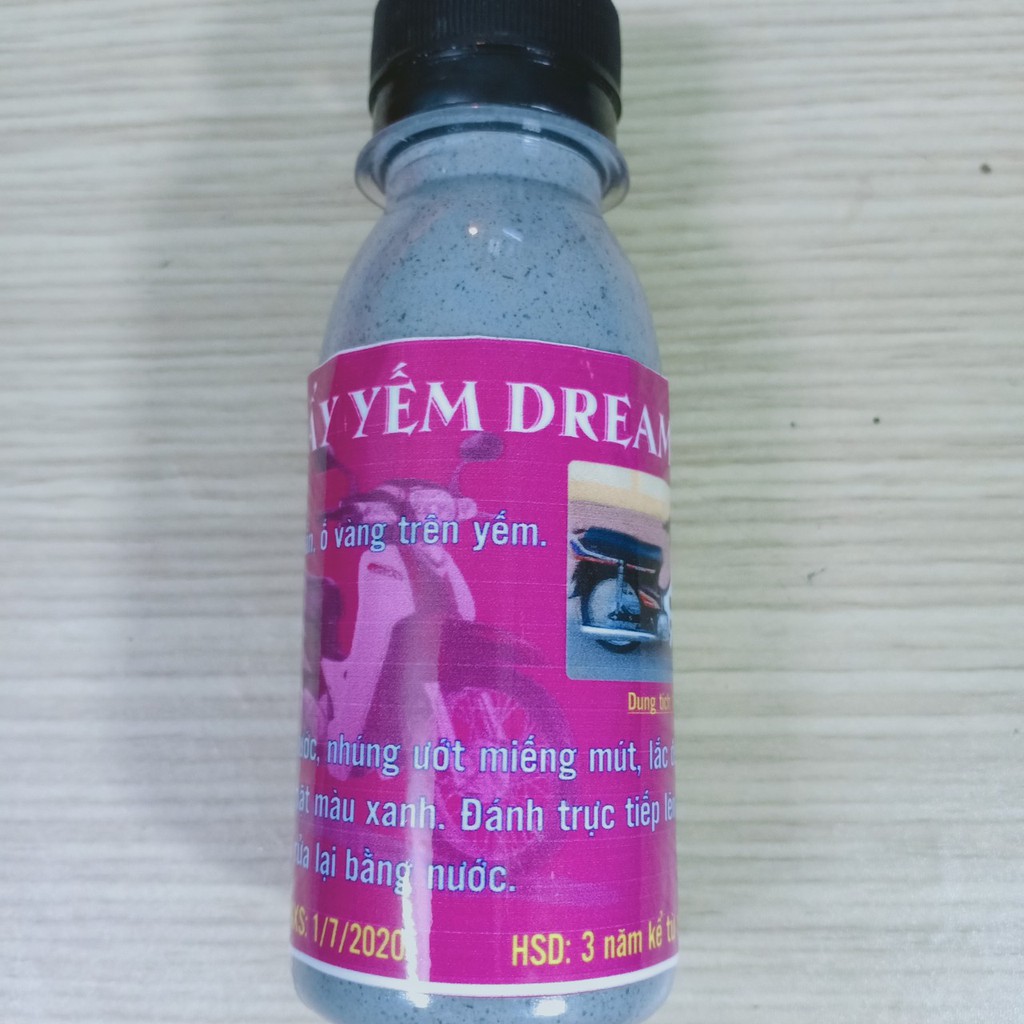 Lọ tẩy yếm xe dream 100ml và miếng mút
