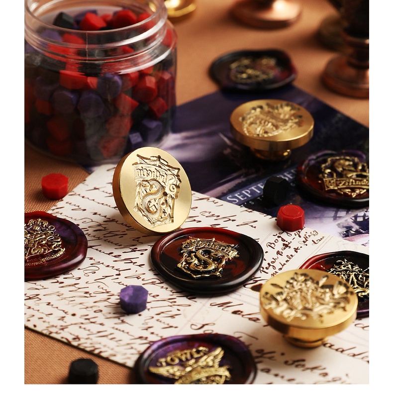 Con Dấu Bằng Đồng Đầu In Nổi Hình Harry Potter Độc Đáo