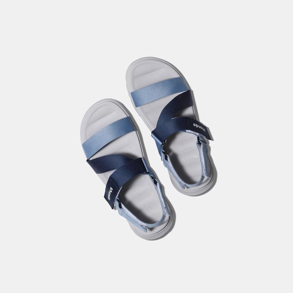 Giày sandal Shondo F6 Sport đế xám ombre xanh dương - F6S2130