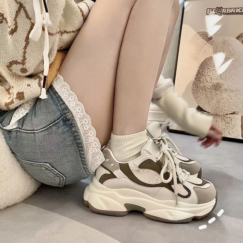 Giày Thể Thao Đế Dày Phối Lưới Thoáng Khí Thời Trang Mùa Hè Cho Nữ