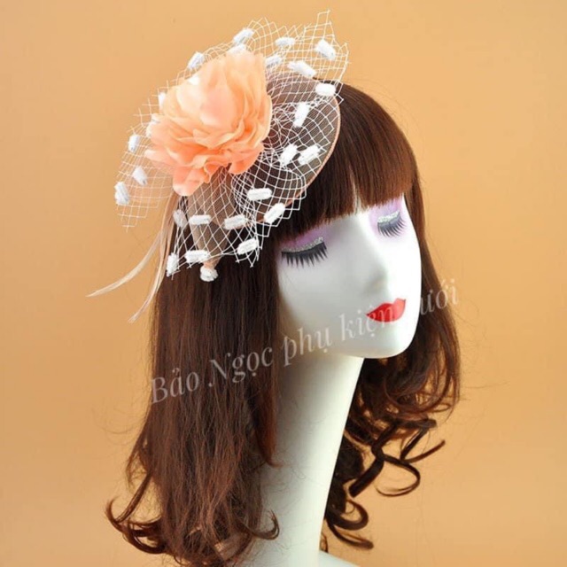 Mũ lưới cho cô dâu (mã MU003)