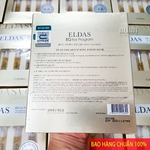 HỘP 4 ỐNG SERUM TẾ BÀO GỐC ELDAS HÀN QUỐC