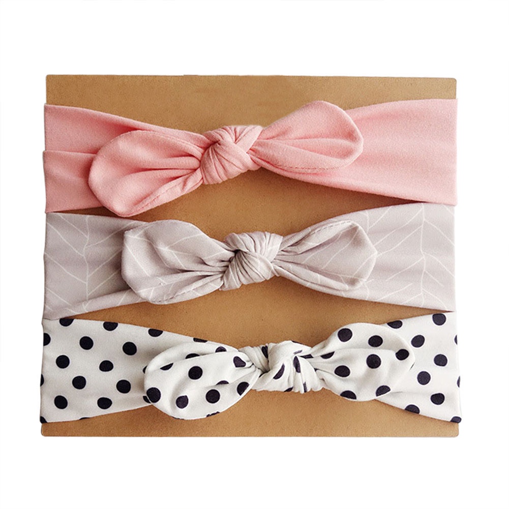 Set 3 Băng Đô Nơ Xinh Xắn Dành Cho Bé Gái