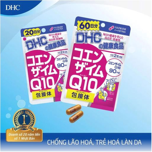 Viên uống DHC Coenzyme Q10 chống lão hóa duy trì làn da trẻ trung 30/90 ngày