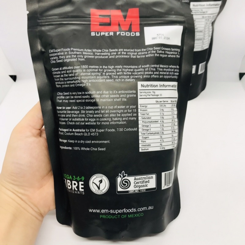 Hạt Chia BLACK BAG Túi Đen 500g