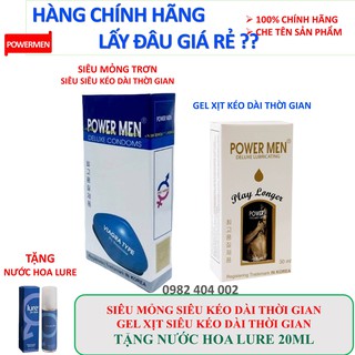 COMBO 12 bao cao su siêu siêu mỏng KÉO DÀI THỜI GIAN VIAGRA + GEL BÔI TRƠN PLAY LONGER