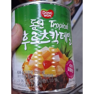 Trái cây nhiệt đới ngâm đường dole 836g- 후르츠칵테일