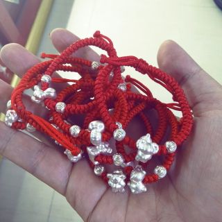 Vòng tay bạc 12 con giáp 9999