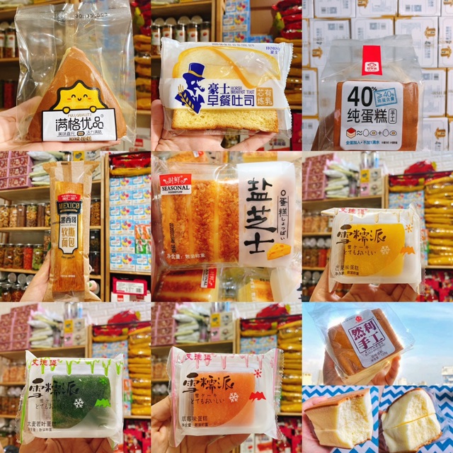 Bánh bông tươi tươi đủ vị