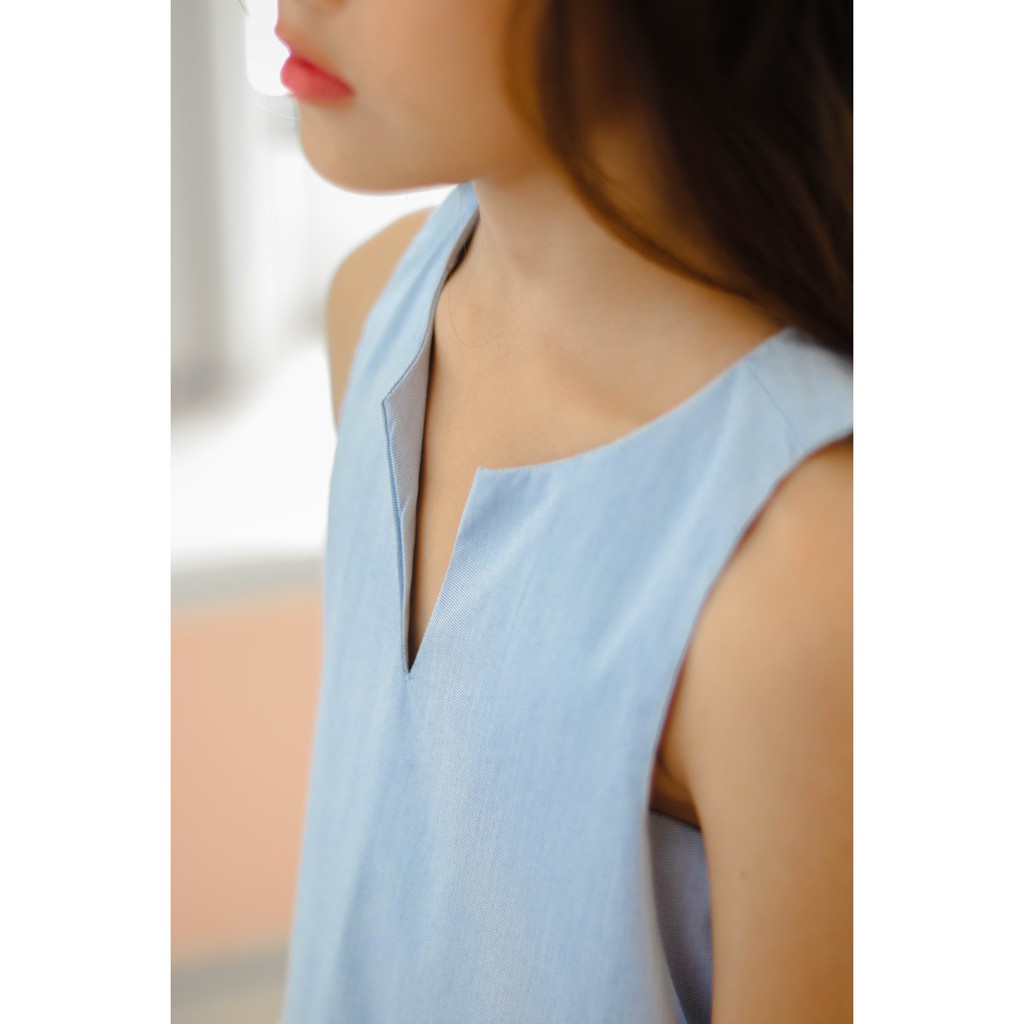 Đầm bé gái dáng suông nách vuông. Size 11kg - 45kg - K083