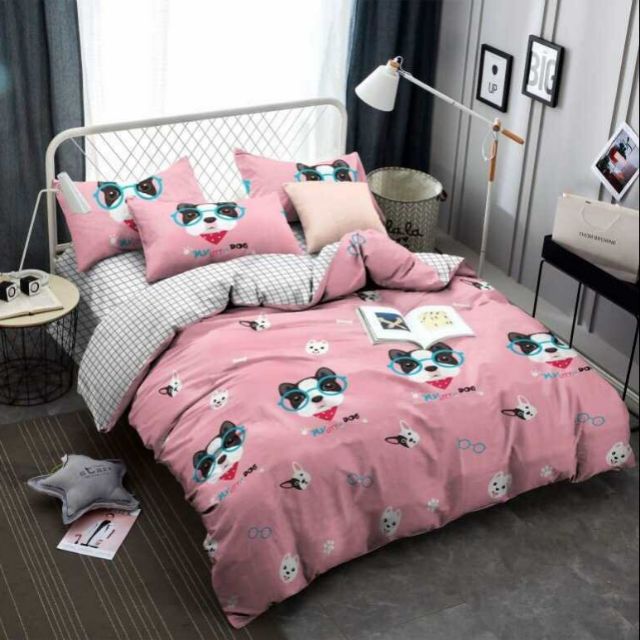poly nhập chó hồng