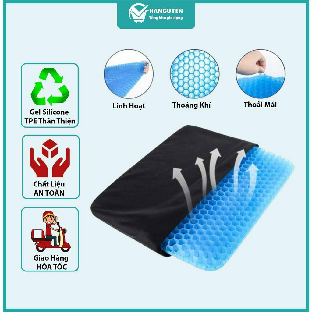 Đệm ngồi 2 lớp 3D thoáng khí MAGIC CUSHION, Nệm ngồi ghế văn phòng, ô tô
