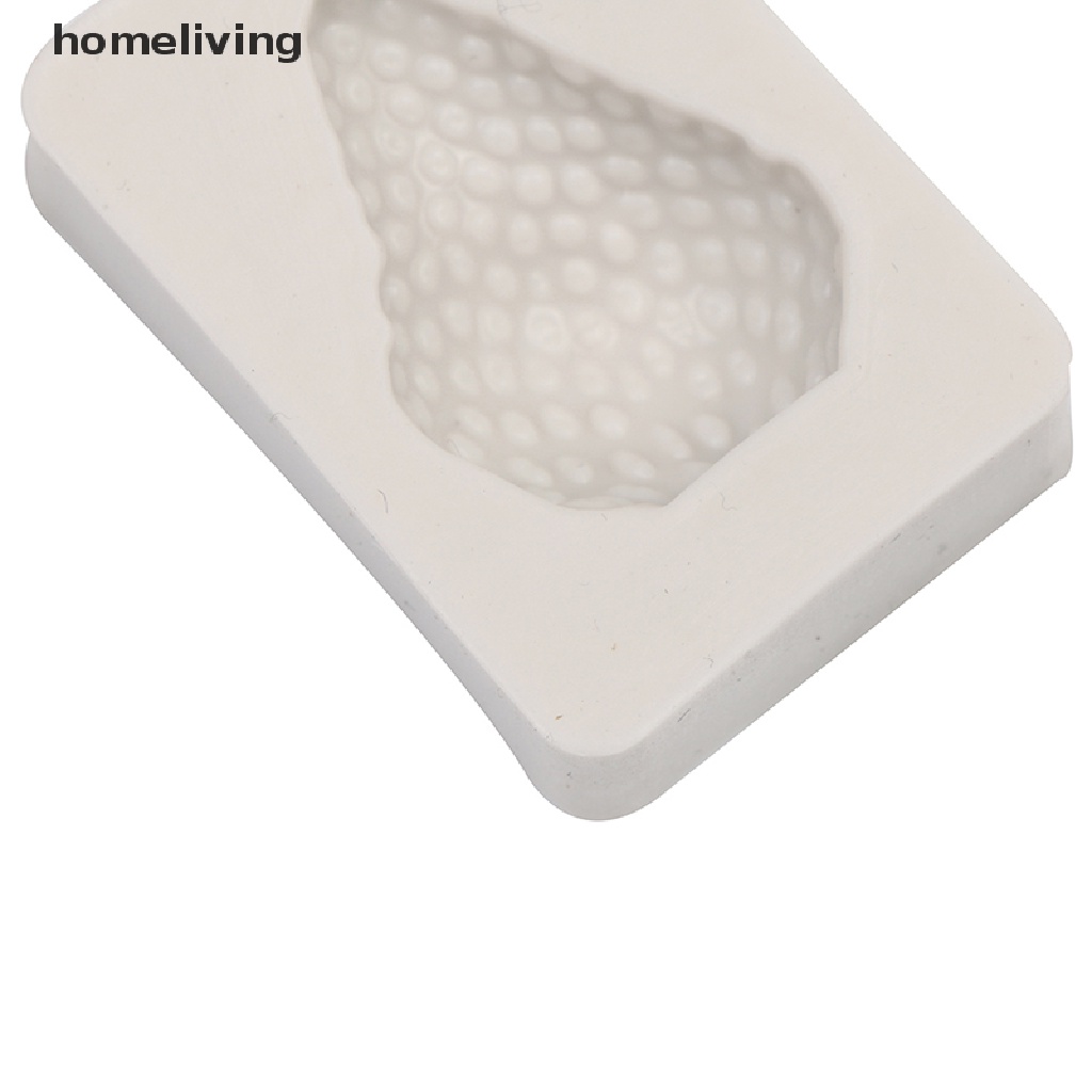 Khuôn Làm Bánh Chất Liệu Silicone Hình Trái Dâu Dễ Thương