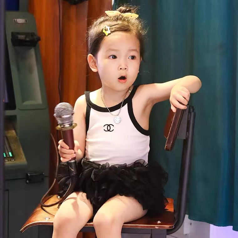 Áo Hai Dây Thiết Kế Mới Thời Trang Dành Cho Bé Gái