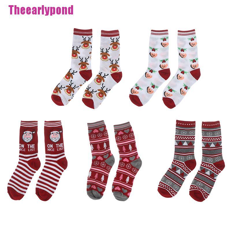 Vớ Cotton Trang Trí Giáng Sinh