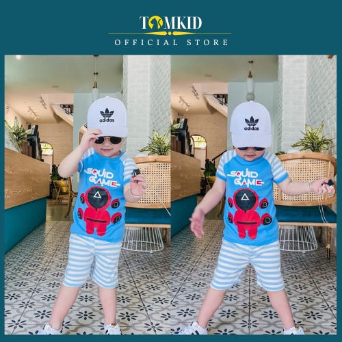 9-13 kg - Đồ bộ bé trai bộ cộc tay cho bé  TomKids