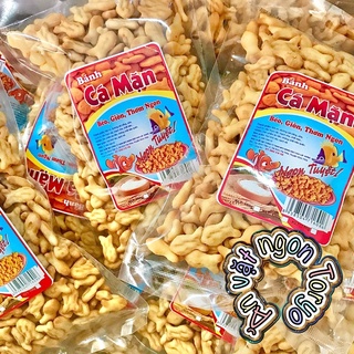 Bánh cá mặn, bánh quy bơ mặn hình con cá (gói 150g)