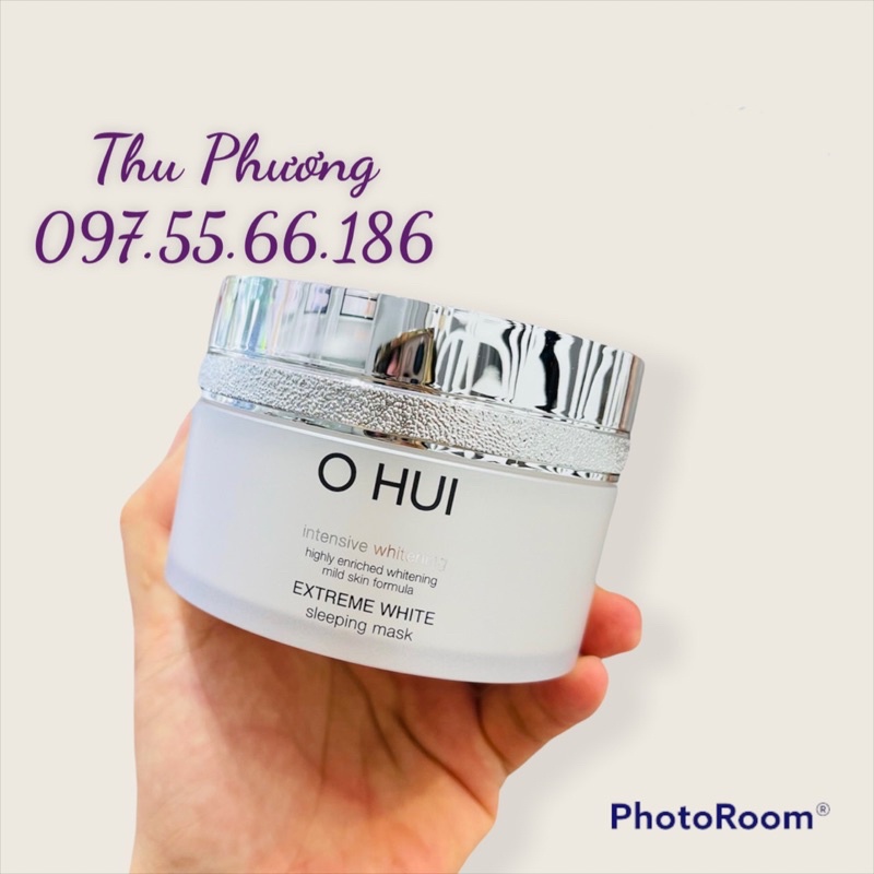 Lọ Mặt nạ ngủ Ohui White Sleeping Mask dưỡng trắng da 100ml ( tách set)