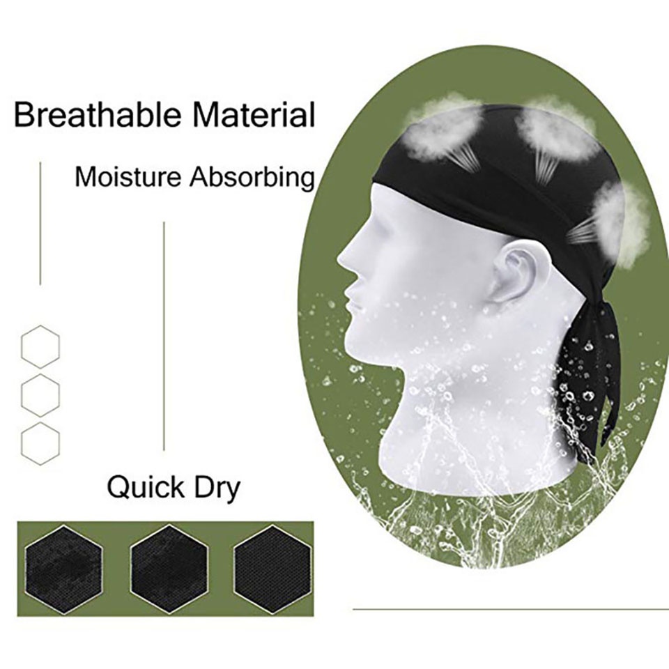 Khăn Choàng Đầu Đạp Xe Nhanh Khô Cho Nam