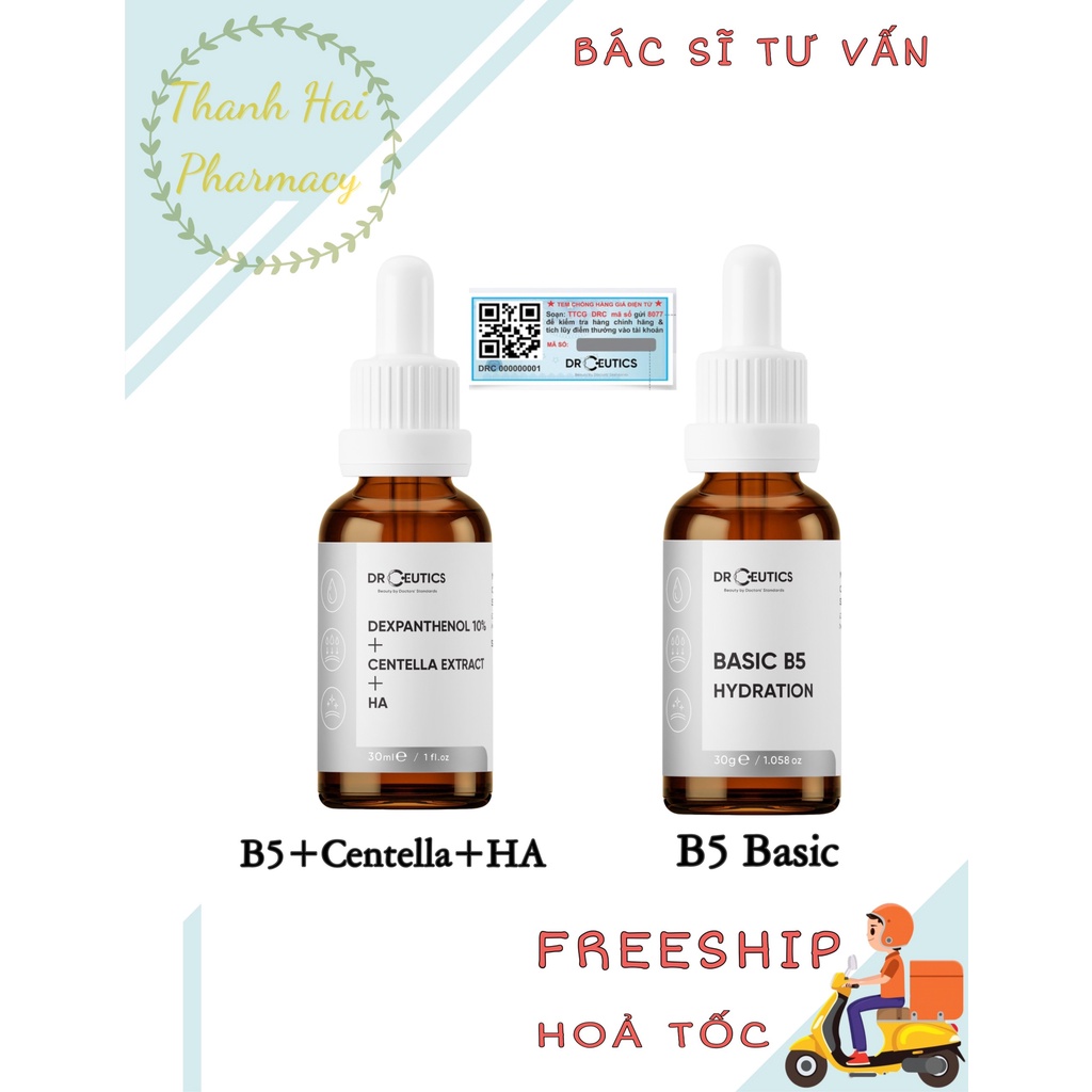 Tinh chất phục hồi cấp ẩm B5 DrCeutics