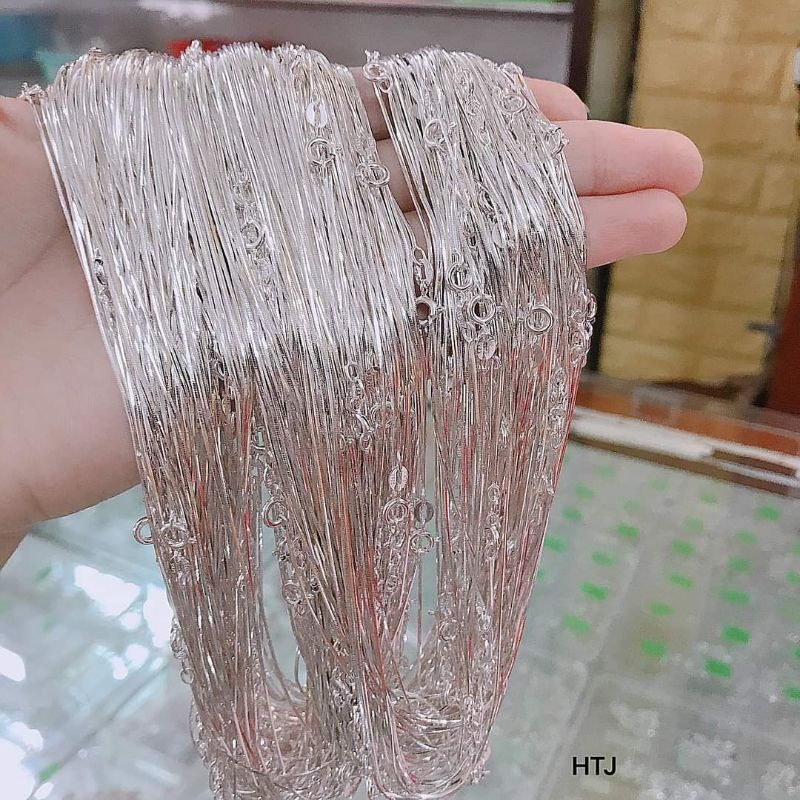 DÂY CHUYỀN BẠC SỢI MÌ TRƠN