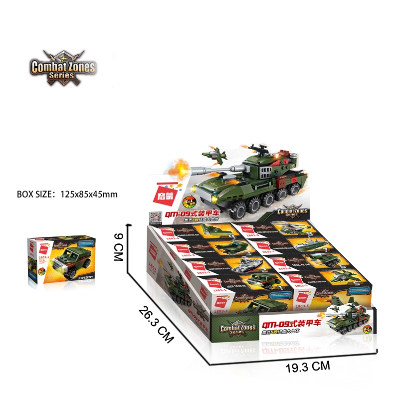 Đồ Chơi Mô Hình Xe Tăng Sáng Tạo 8 Trong 1 Cho Bé quà tặng cho bé trẻ em