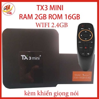 Android tivi box tanix tx3 mini - ram 2gb rom 16gb android 9.0 - bluetooth 4.0 android tv box tx3
