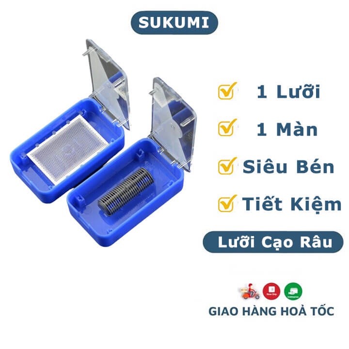 Bộ lưỡi thay thế máy cạo râu Yandou 301U và 306U đầy đủ màn và lưỡi
