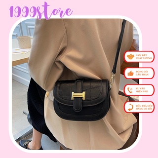 Túi xách nữ đeo chéo da in vân chìm da PU cao cấp kiểu dáng basic 1999store_official