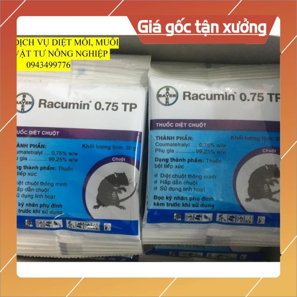 [XẢ KHO] Thuốc diệt chuột RACUMIN 0.75 TP