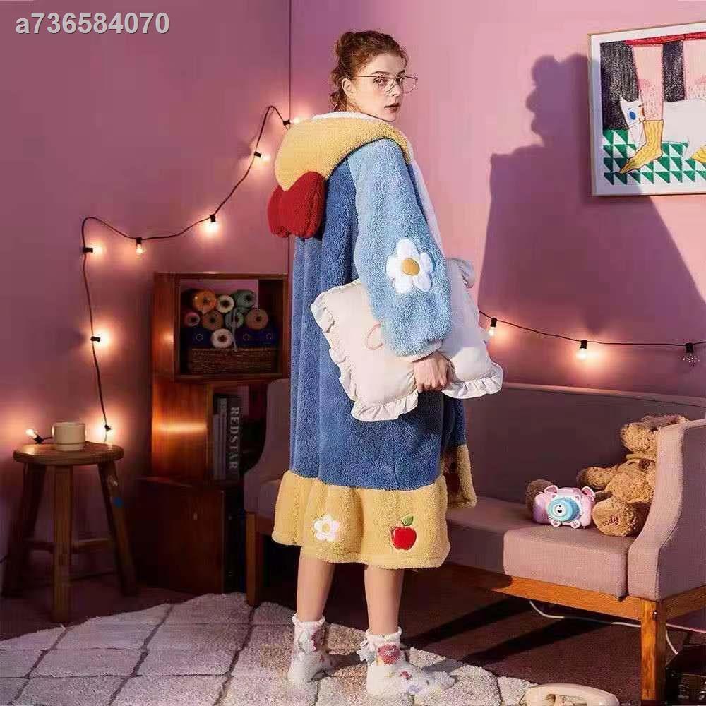 Bộ đồ ngủ dài tay thời trang mùa thu đông dành cho nữ | BigBuy360 - bigbuy360.vn