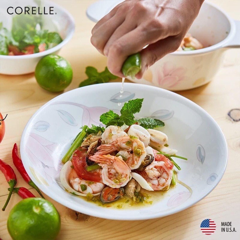 Corelle USA - Elegant City - Bộ Sưu Tập Tô Chén Dĩa Hoa Tulip