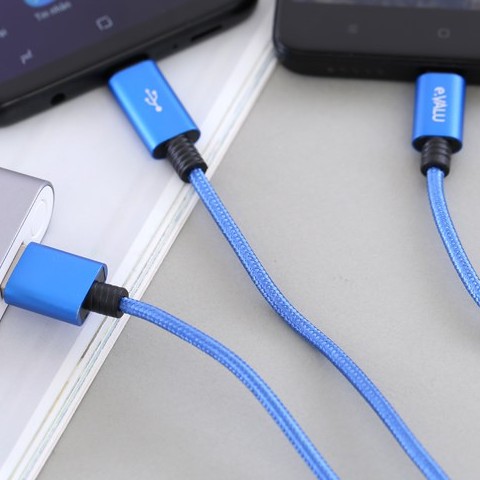 Cáp 2 đầu Type C Micro 1m eValu Spanker B