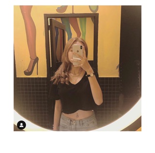 Áo croptop cổ tim Heart Croptop