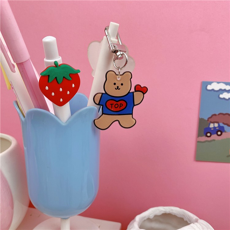 Móc Khóa Keychain Airpods Hình Cún Poodle Đáng Yêu