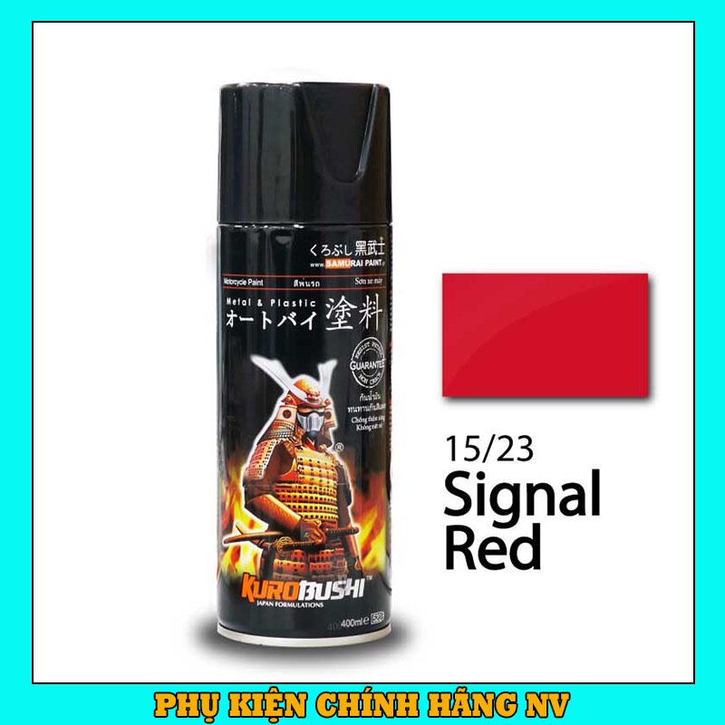 Chai Sơn Samurai 15/23 Màu Đỏ Nổi Bật - Sơn Chính Hãng