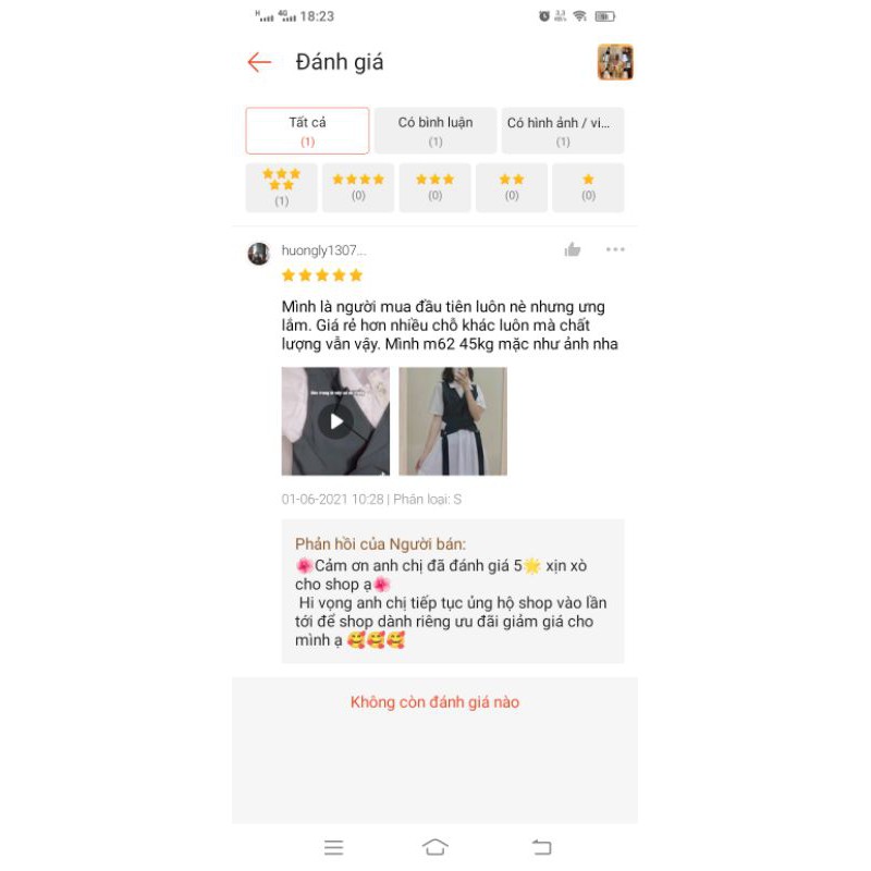 Set Váy Sơ Mi Kèm Gile Chất Liệu Đũi Xưởng_ROSYHANA_CÓ ĐÁNG GIÁ VÀ VIDEO