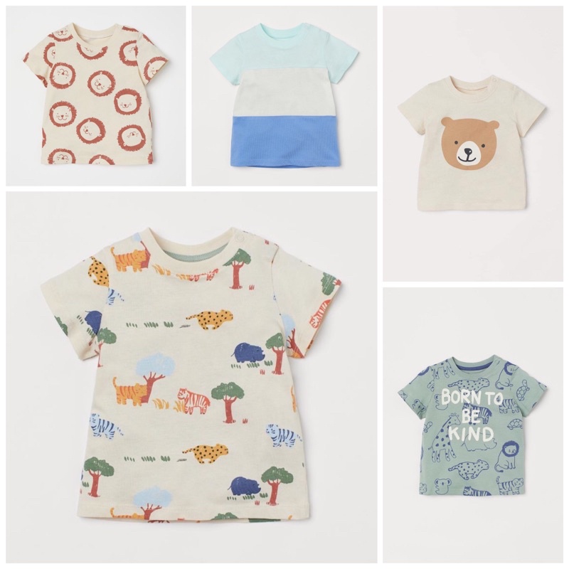 Áo phông bé trai Hm auth