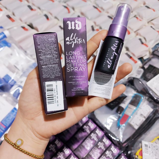 [ Minisize 2Ml / 15Ml ] Xịt Khóa Lớp Nền Urban Decay All Nighter Makeup Setting Spray