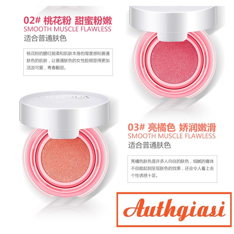 Phấn má Cushion Bioaqua dạng kem mềm mịn và căng bóng | BigBuy360 - bigbuy360.vn
