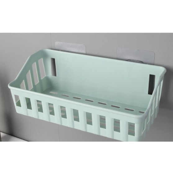 1 * Kệ Nhựa Treo Tường Đựng Đồ Dùng Nhà Tắm Không Cần Khoan Lỗ