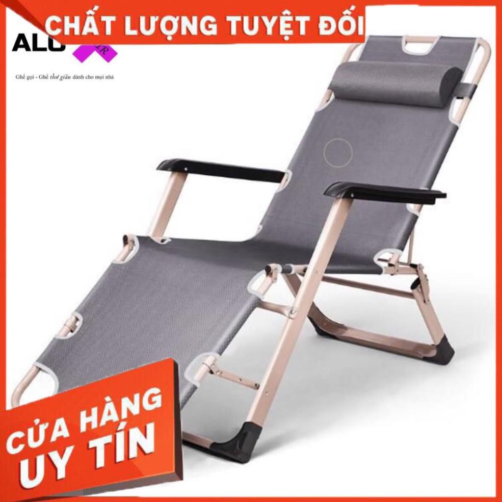 ( SẢN PHẨM NHẬP KHẨU) Ghế Xếp Thư giãn Đa Năng Cao Cấp A175 - (có thể ngã thành giường)