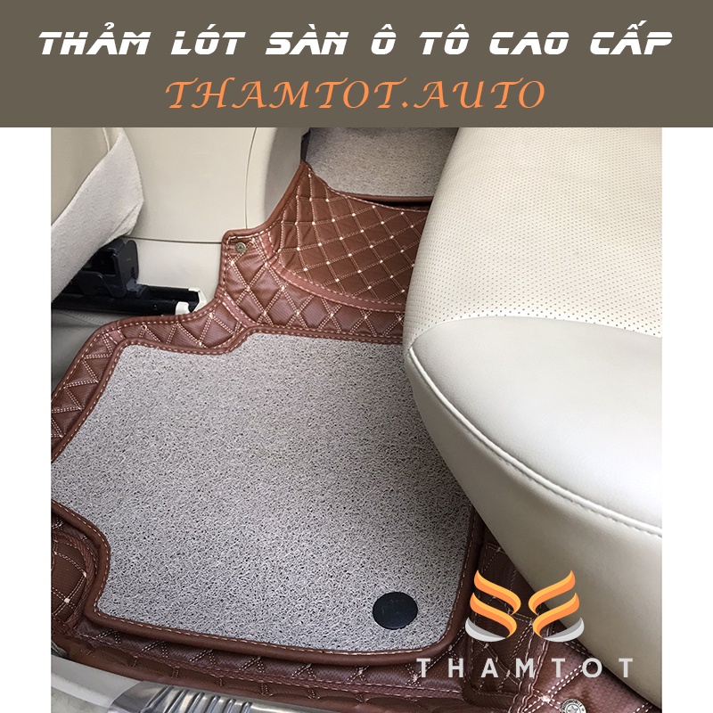 Thảm trải lót sàn ô tô 5D 6D Toyota Corolla Altis 2007-2013  da PU cao cấp, không mùi, giảm ồn, chống nước_Thamtot90