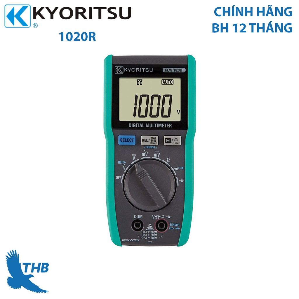 Đồng hồ vạn năng Kyoritsu 1020R True RMS1000V